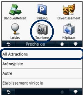 GARMIN NUVI 1340 - Sélectionnez une sous-catégorie. - 1