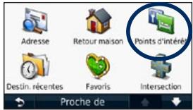 GARMIN NUVI 1340 - Sélectionnez une catégorie. - 1