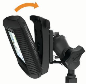 GARMIN ZUMO 300 - Installation de l'appareil sur le support moto - 1