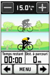 GARMIN EDGE 800 - Utilisation de Virtual Partner - 1
