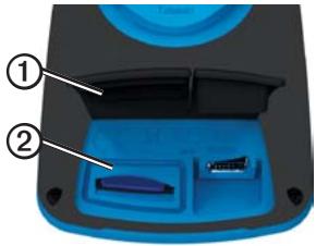 GARMIN EDGE 800 - Installation d'une carte microSD - 1