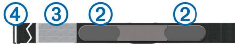 GARMIN EDGE 810 - Installation du moniteur de fréquence cardiaque - 2