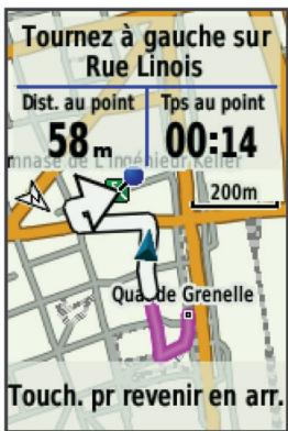 GARMIN EDGE 810 - Navigation vers une position - 1