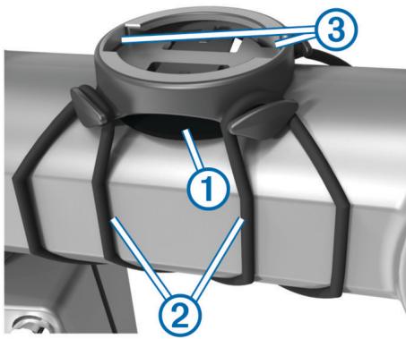 GARMIN EDGE 810 - Installation du support de fixation standard - 1