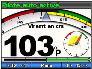 GARMIN GHP 10V - Virement et empannage à partir de Maintien sous le vent - 1