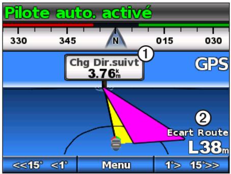 GARMIN GHP 10V - Suivi du modèle Itinéraire vers - 1