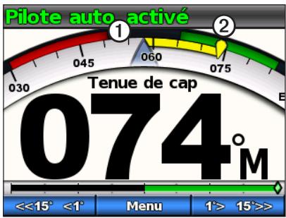 GARMIN GHP 10V - Navigation à l'aide des touches logicielles - 1