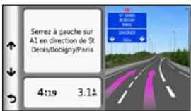 Serrez à gauche sur A1 en direction de St Denis/Bobigny/Paris 4:19 3.1