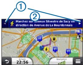 ① Marchez sur Avenue Silvestre de Sacy en direction de Avenue de La Bourdonnais Article 22:56 Navigation