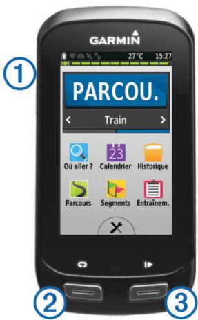 GARMIN EDGE 1000 - Boutons - 1