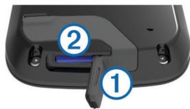 GARMIN EDGE 1000 - Installation d'une carte mémoire - 1