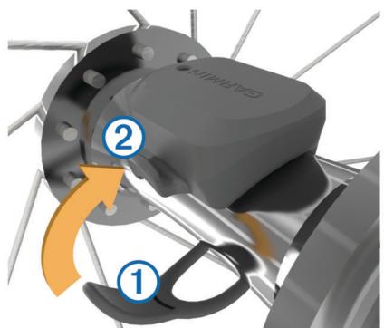 GARMIN EDGE 1000 - Installation du capteur de vitesse - 1