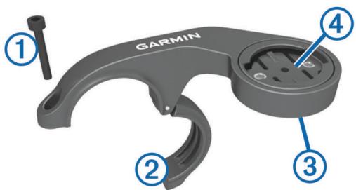GARMIN EDGE 1000 - Installation du support frontal - 1