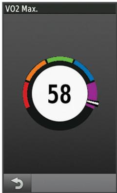 GARMIN EDGE 1000 - Consultation de l'estimation de votre VO2 max. - 1