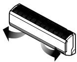 LG MC07AHR NE1 - Commande de la direction horizontal/vertical du flux d'air (en option) - 5
