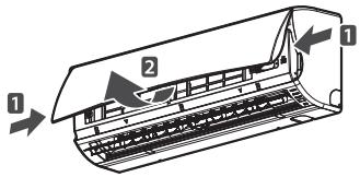 LG MS12AWR - Utilizzo del condizionatore d'aria senza il telecomando - 1
