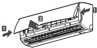 LG MS12AWR - Operating the air conditioner without the remote control - 1