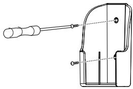LG MS12AWR - De afstandsbedieninghouder bevestigen. - 1