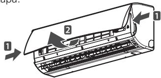 LG MS12AWR - Abra la tapa frontal. - 1