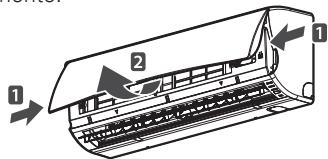 LG MS12AWR - Abrir a tampa frontal. - 1