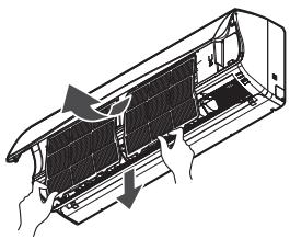 LG MS12AWR - Czyszczenie filtra powietrza - 2