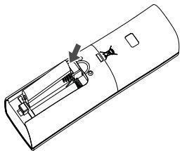 LG MS12AWR - Wkładanie baterii - 2