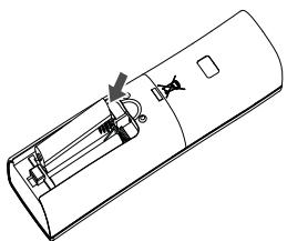 LG MS12SQ - Inserir as pilhas - 2