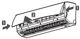 LG MS12SQ - Ouvrez le couvercle avant. - 1