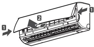LG MS12SQ - Operating the air conditioner without the remote control - 1