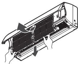 LG MS12SQ - Cleaning the air filter - 2