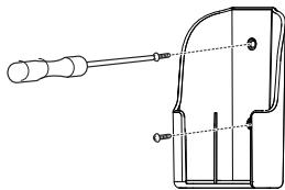 LG MS12SQ - De afstandsbedieninghouser bevestigen. - 1