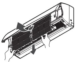 LG MS12SQ - Limpieza del filtró del aire. - 2