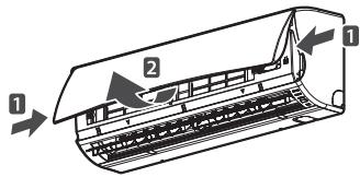 LG MS12SQ - Open the front cover. - 1