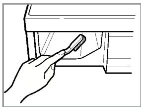 LG WD-14121FD - La cavité du tiroir - 1