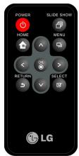 POWER SLIDE SHOW HOME MENU < OK > RETURN SELECT LG