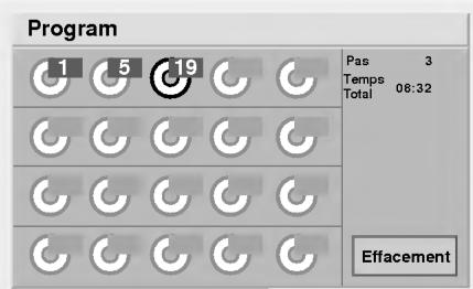 LG DA-3520AD - Appuyez sur ▲/▼/◄/► et appuyez sur la (les) touche(s) numérique(s) pour sélectionner un numéro de plage donné. - 1