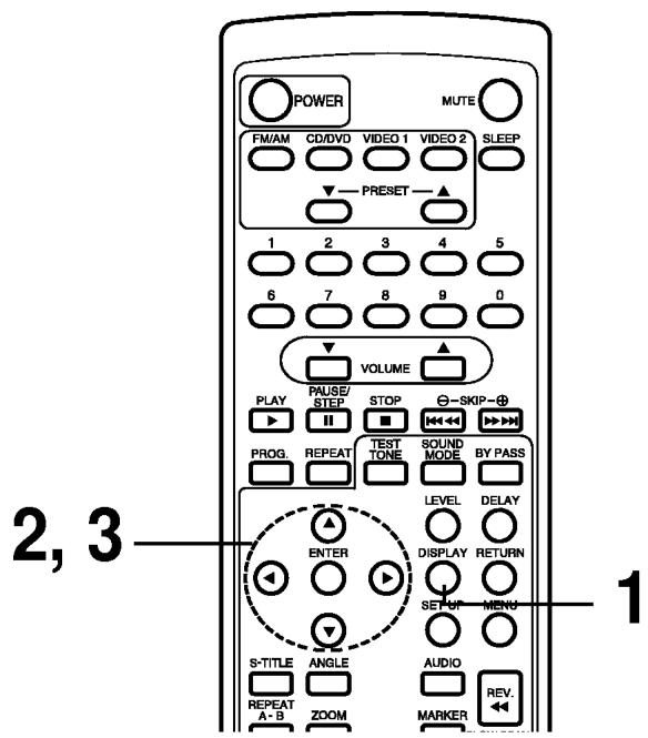 LG DA-3520AD - Informations générales sur les icônes du menu GUI - 2
