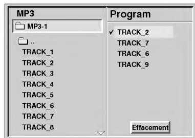 LG DA-3520AD - Pour programmer la lecture d'un fichier MP3 - 3
