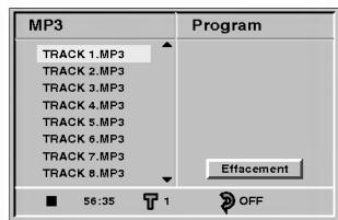 LG DA-3630AD - Insérez un disque et fermez le logement Le menu apparait sur l'écran de la TV. - 2