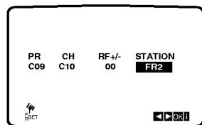 LG DT-585NS - Tourner les stations TV manuelles - 8