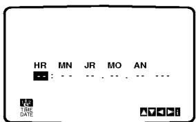 LG DT-585NS - Positionner I'horloge manuellesment - 2