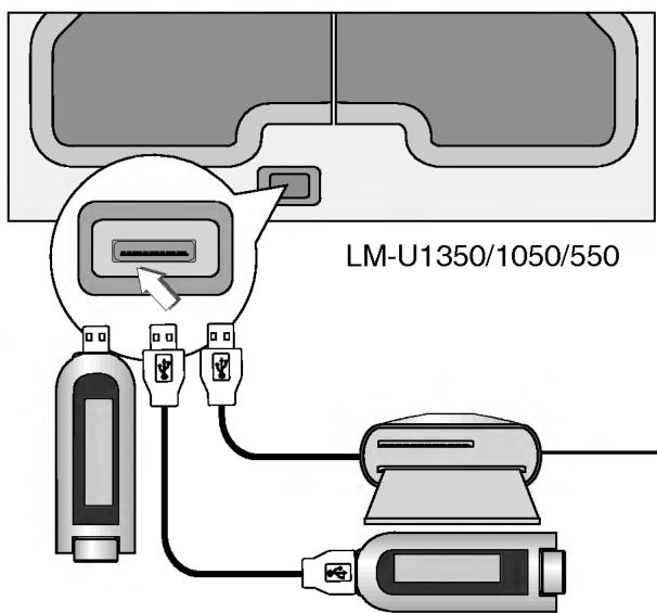 LG LM-U550D - Raccordement du port USB - 1