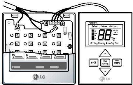LG PQCSC101S0 - Méthode de branchement du contrôleur de fonction - 2