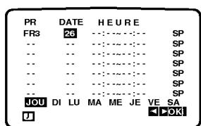 LG VF48 - En cas de chevauchement des événements d'enregistrement de temporisation. - 4