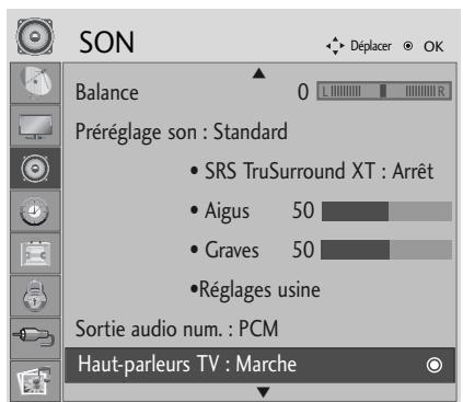 LG M237WDP - ACTIVATION/DÉSACTIVATION DES HAUTPARLEURS DU TÉLÉVISEUR - 1