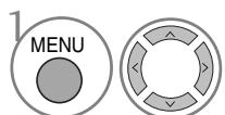 LG M237WDP - SELECTION ET RÉGLAGE DES MENUS À L'ÉCRAN - 2