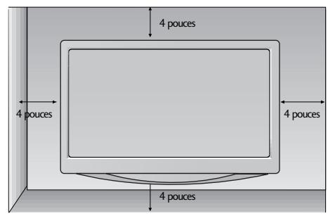 LG M237WDP - MONTAGE AU MUR : INSTALLATION HORIZONTAL - 2