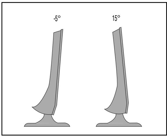 LG M237WDP - POSITIONNEMENT DE L'ÉCRAN - 1