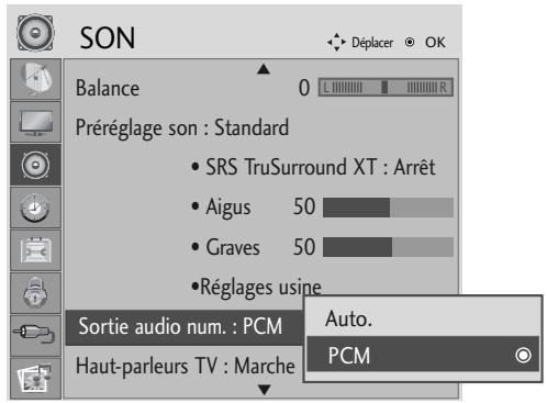 LG M237WDP - SELECTION DE LA SORTIE AUDIONUMÉRIQUE - 3
