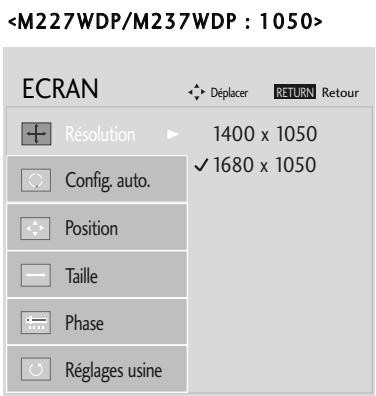 LG M237WDP - Sélection de la résolution - 3